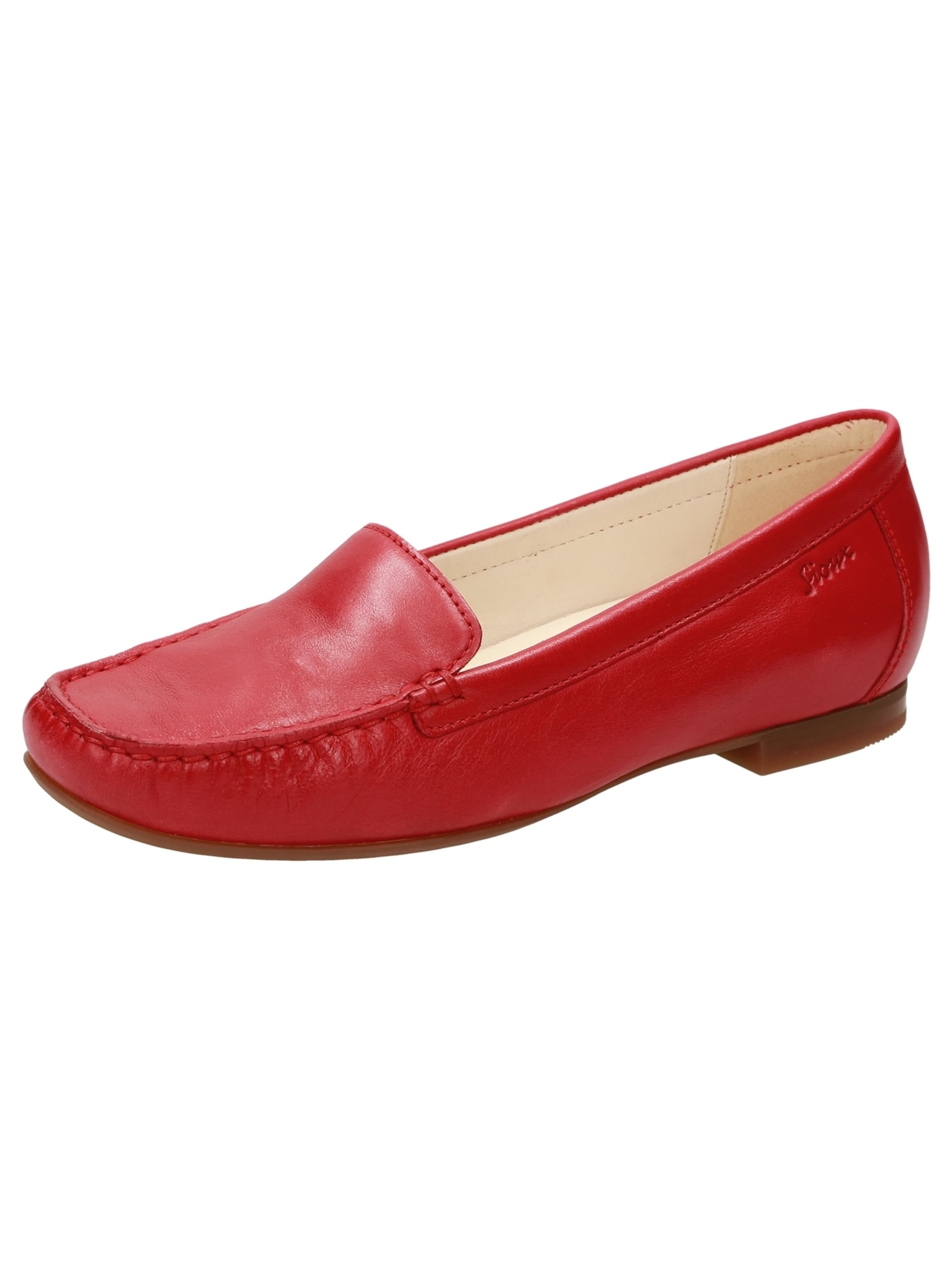 SIOUX Slipper ' Zalla ' in Rot: Vorderseite