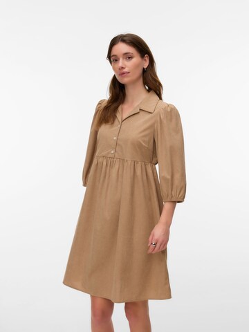 Abito 'MLJacia' di MAMALICIOUS in marrone: frontale