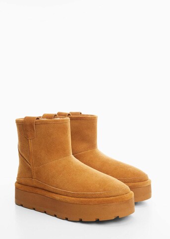 MANGO Snowboots 'Pineda' i brun