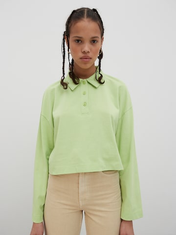 EDITED Shirt 'Kada' in Groen: voorkant