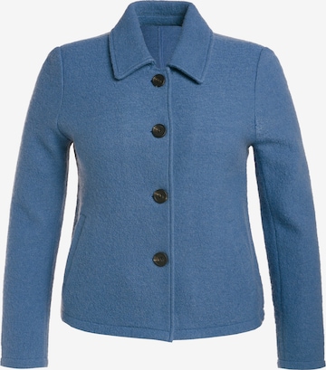 Ulla Popken Between-Season Jacket in Blue: front