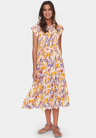 SAINT TROPEZ Summer Dress 'Gisla' in Mixed colors: front