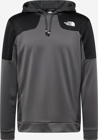 Sweat de sport THE NORTH FACE en gris : devant