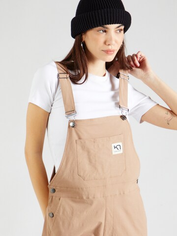 Kari Traa Regular Outdoor Pants 'ANE BIB' in Brown