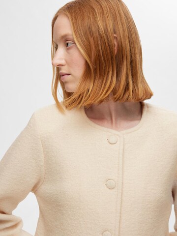 Cardigan 'DARLA' SELECTED en beige