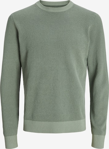 JACK & JONES Свитер 'JJEGlobe' в Зеленый: спереди