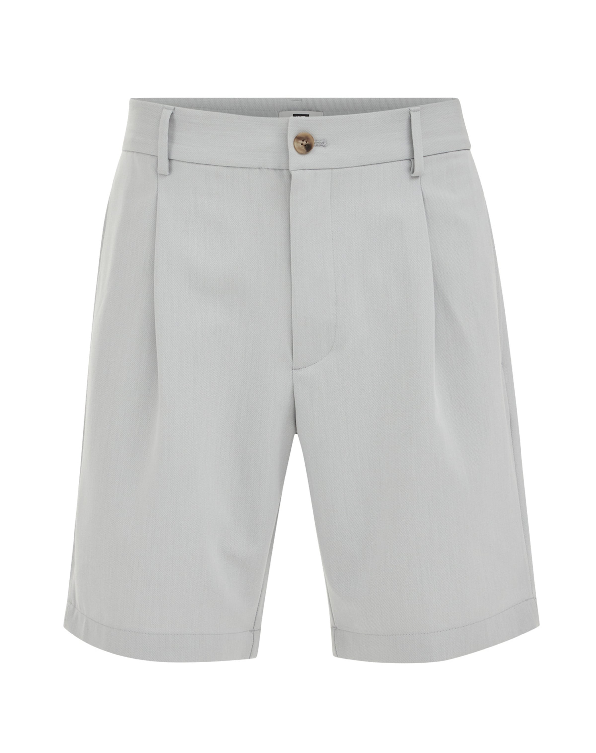 WE Fashion Loosefit Bukser med lægfolder i grå: forside