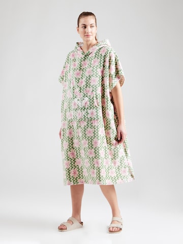 ROXY Badjas lang  'STAY MAGICAL' in Groen: voorkant