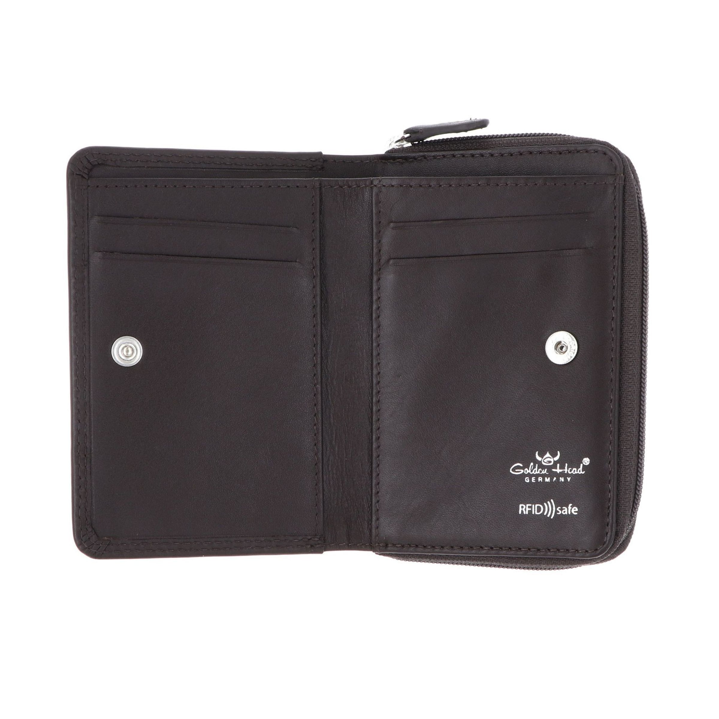 GOLDEN HEAD Wallet 'Polo ' in Brown