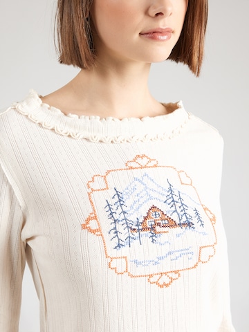 Maglietta 'THROUGH THE WOODS' di Free People in bianco