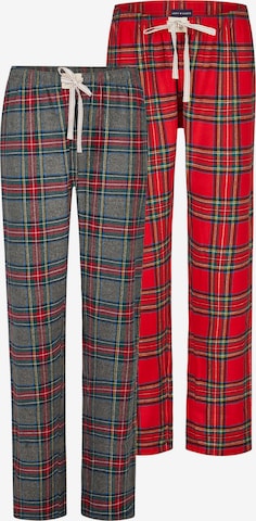 Happy Shorts Pyjamahose ' Christmas ' in Blau: Vorderseite