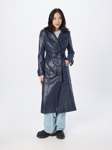 Bardot Between-seasons coat in Blue: front