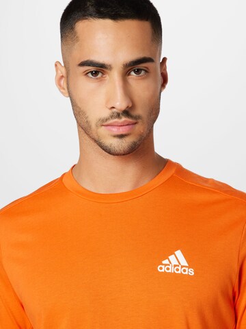 ADIDAS SPORTSWEAR Sportshirt 'Aeroready Designed To Move Feelready' in Orange