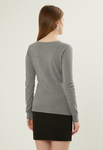 Influencer Knit cardigan in Grey