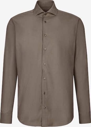 SEIDENSTICKER Button Up Shirt in Brown: front