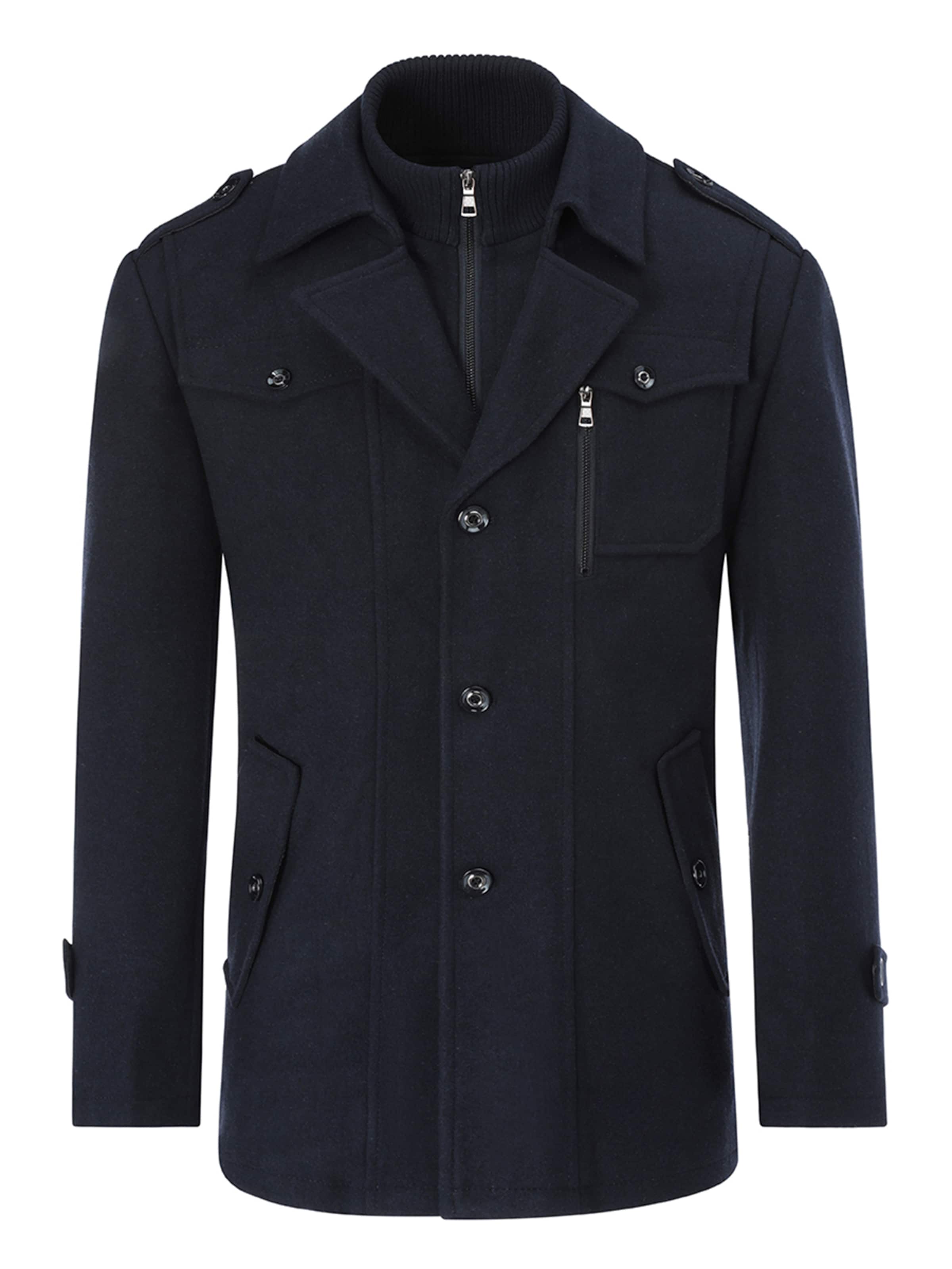 Youthup Winter Coat in Blue: front