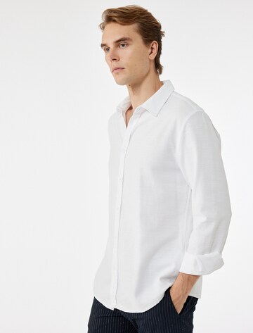 Koton Slim fit Button Up Shirt in White