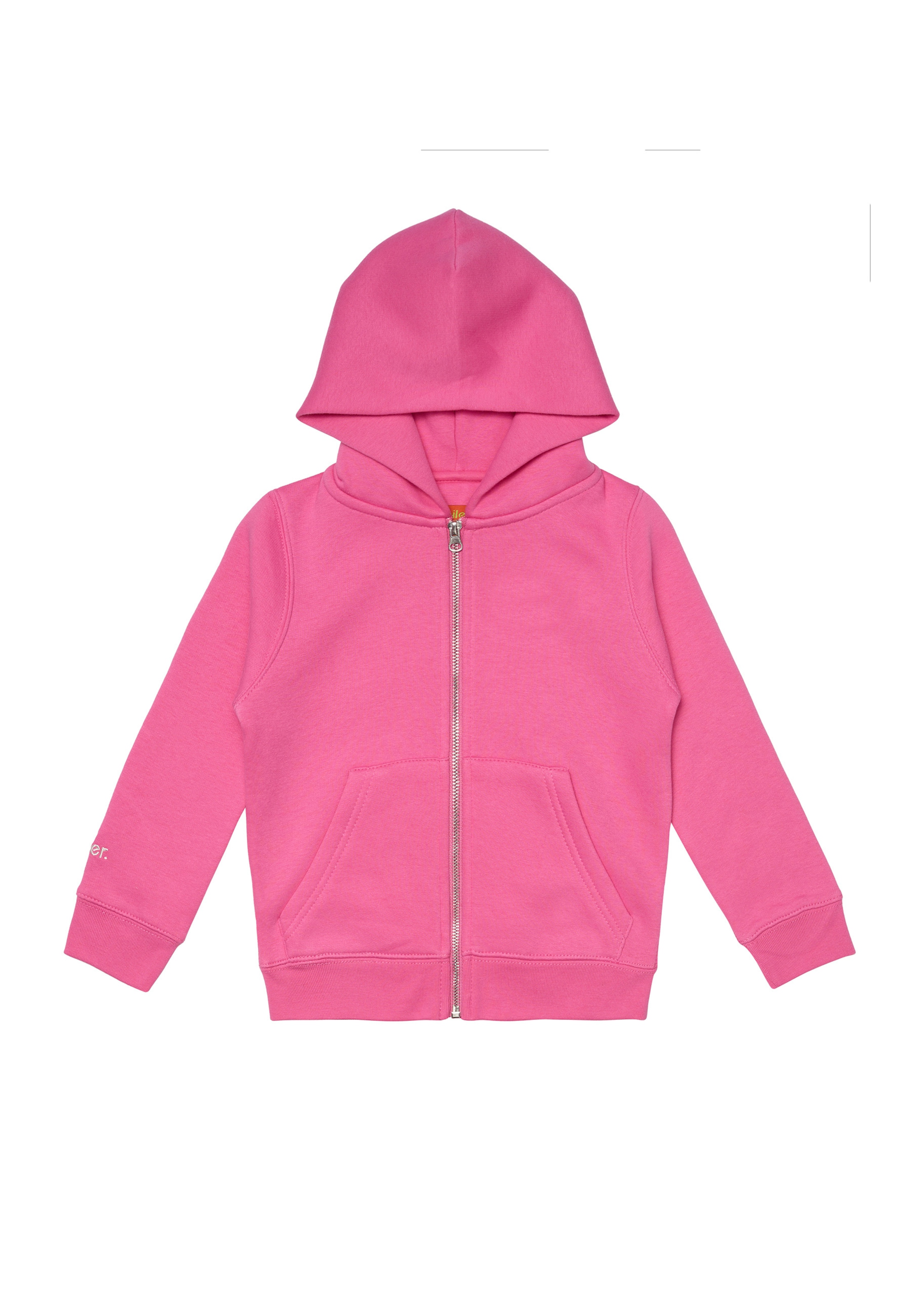 smiler. Sweatvest in Roze: voorkant