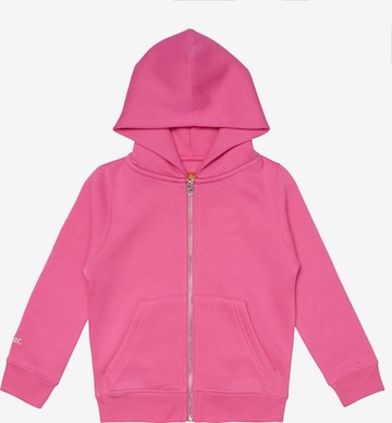 Veste de survêtement smiler. en rose : devant