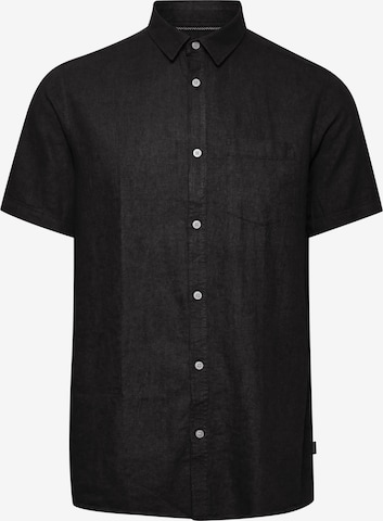 !Solid Regular fit Button Up Shirt 'Allan' in Black: front