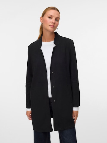 VERO MODA Tussenmantel 'VMBRUSHEDKATRINE' in Zwart: voorkant