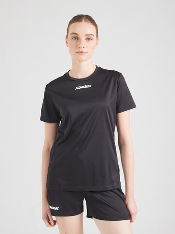 Hummel Tracksuit 'Multi' in Black: front