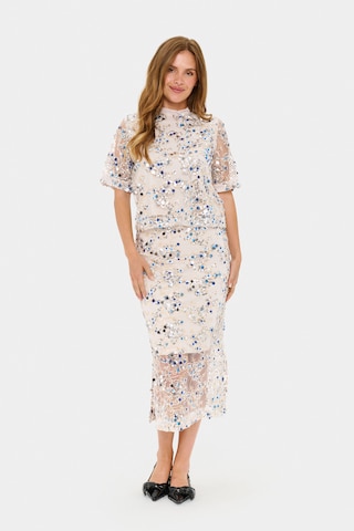 SAINT TROPEZ Blouse 'SZNelda' in Beige