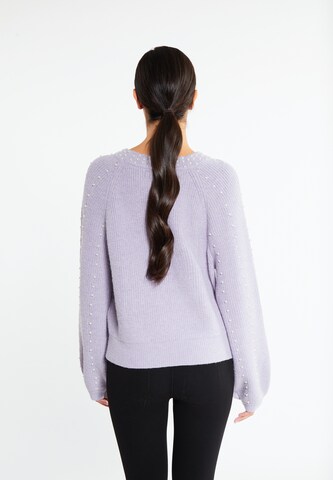 faina - Pullover em roxo