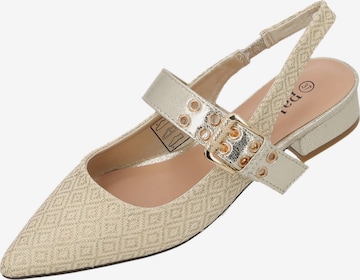 Sandales à lanières 'Isdris by Sila Sahin' Palado by Sila Sahin en or : devant