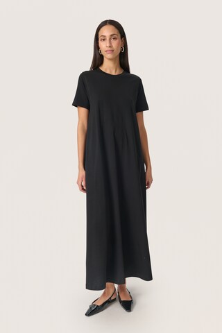 SOAKED IN LUXURY Jurk 'Eve ' in Zwart: voorkant