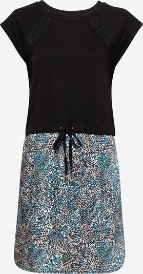 DKNY Robe en turquoise / noisette / noir / blanc, Vue avec produit