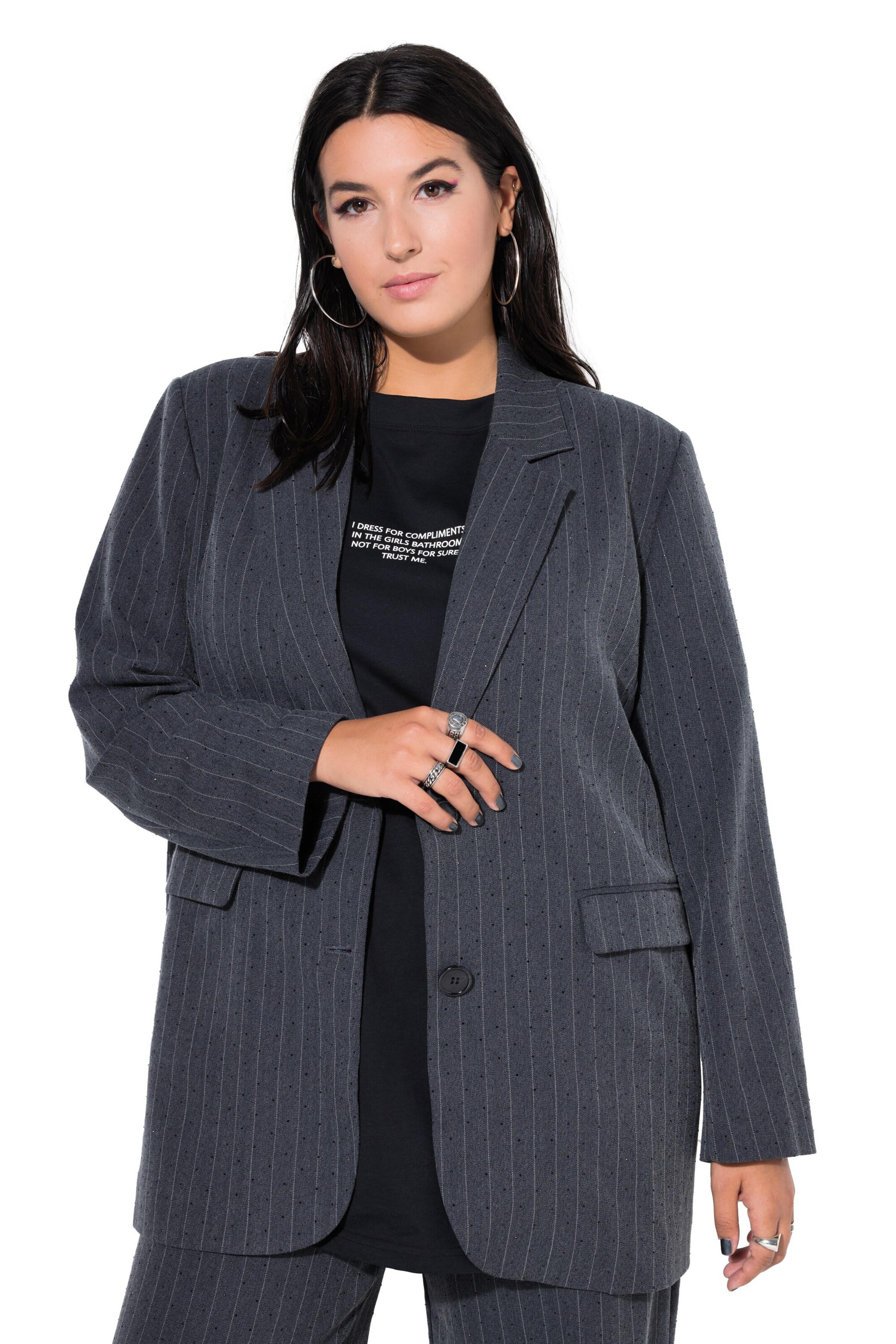 Studio Untold Blazer in Grey: front