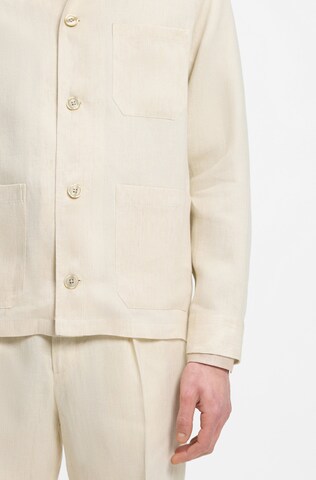 BOSS Comfort Fit Businesshemd in Beige