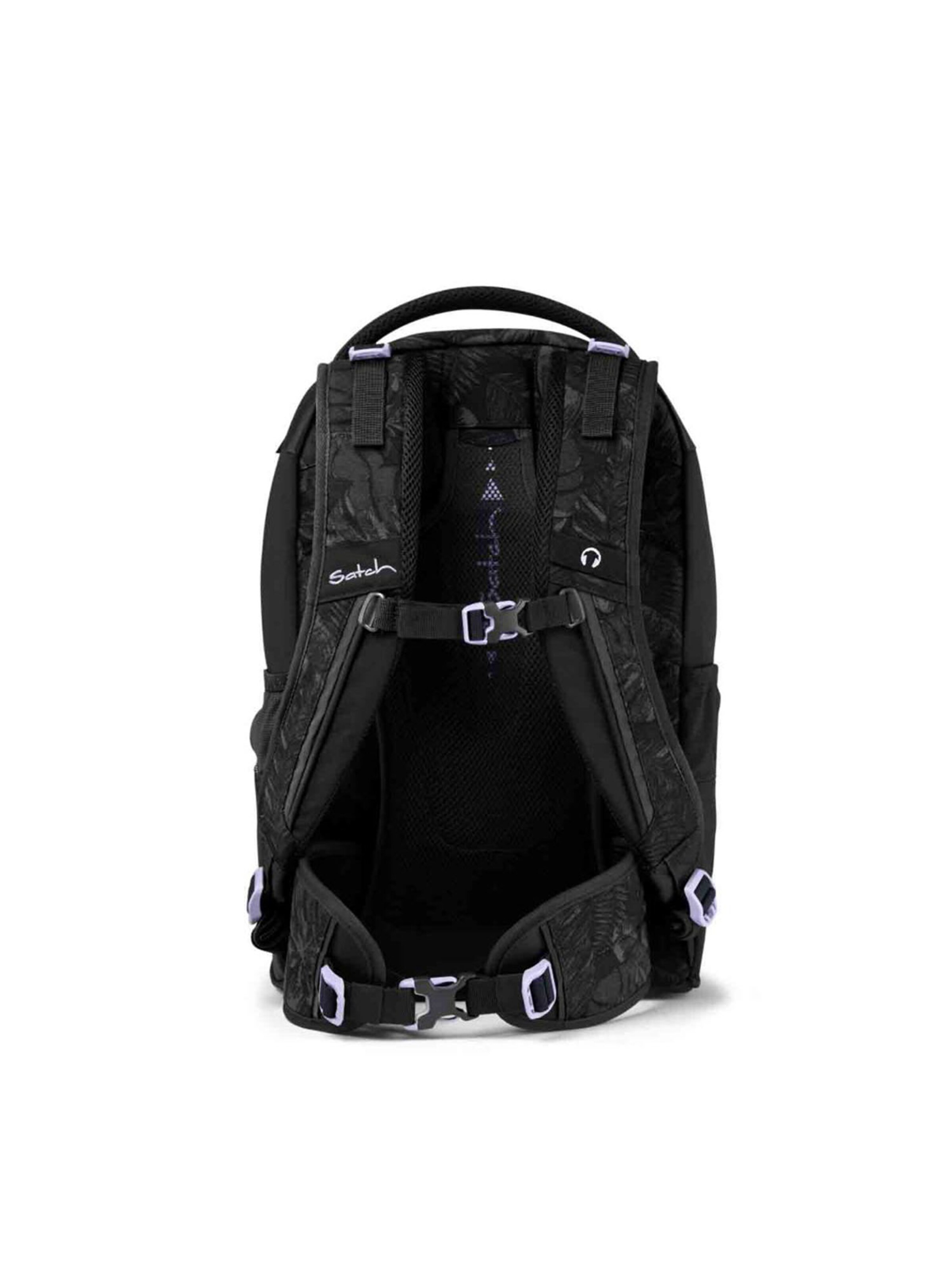 Satch Backpack 'Betty Bondi Beach' in Black