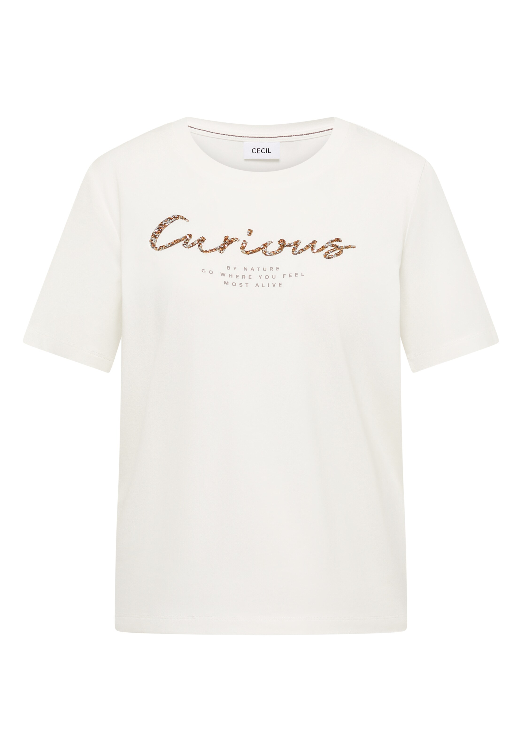 CECIL Shirt in Beige: front