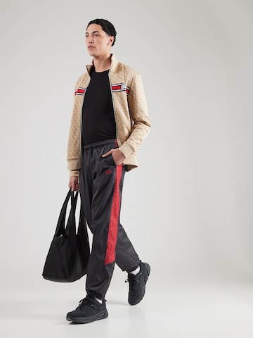 GUESS - Casaco de treino em moletão 'Korbin' em castanho