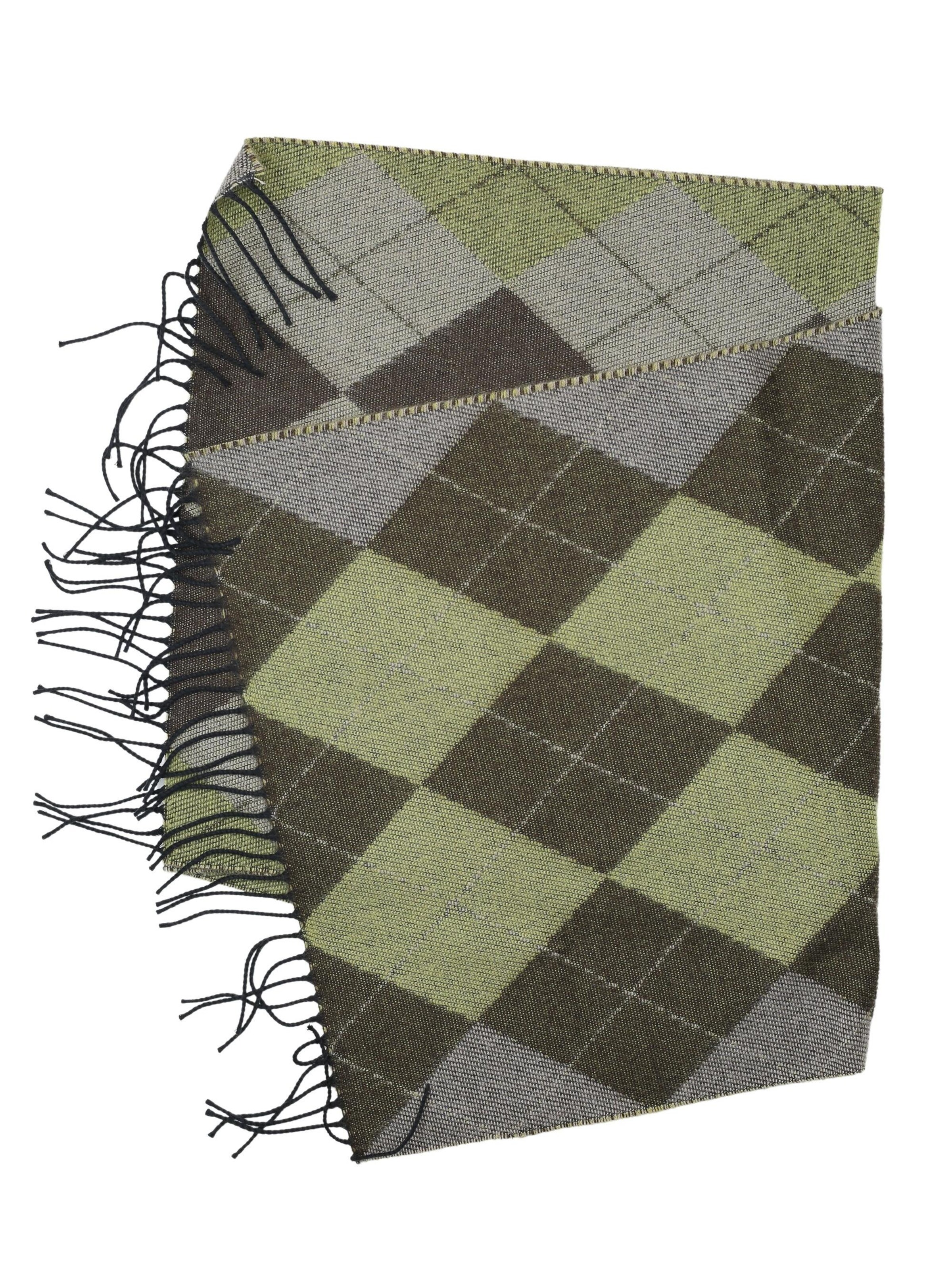 COLLEZIONE ALESSANDRO Scarf 'Argyle' in Green