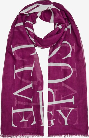 COMMA Scarf in Purple: front