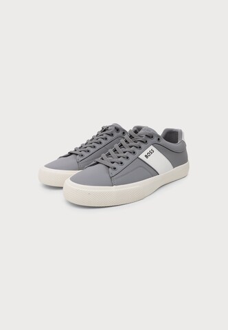BOSS Низкие кроссовки 'Aiden' в Серый