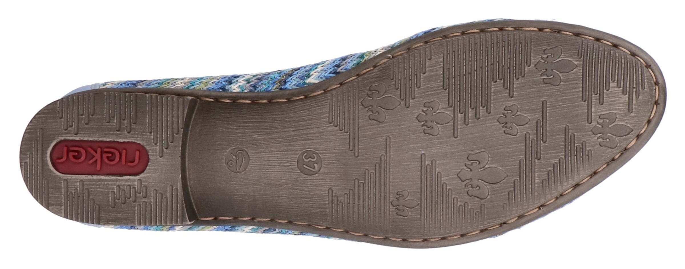 Ballerines Rieker en bleu