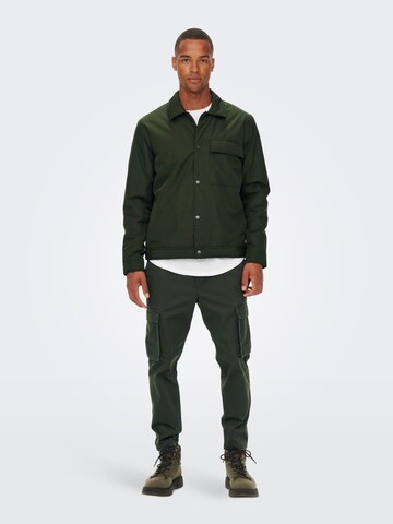 Only & Sons Between-Season Jacket 'Hydra' in Green