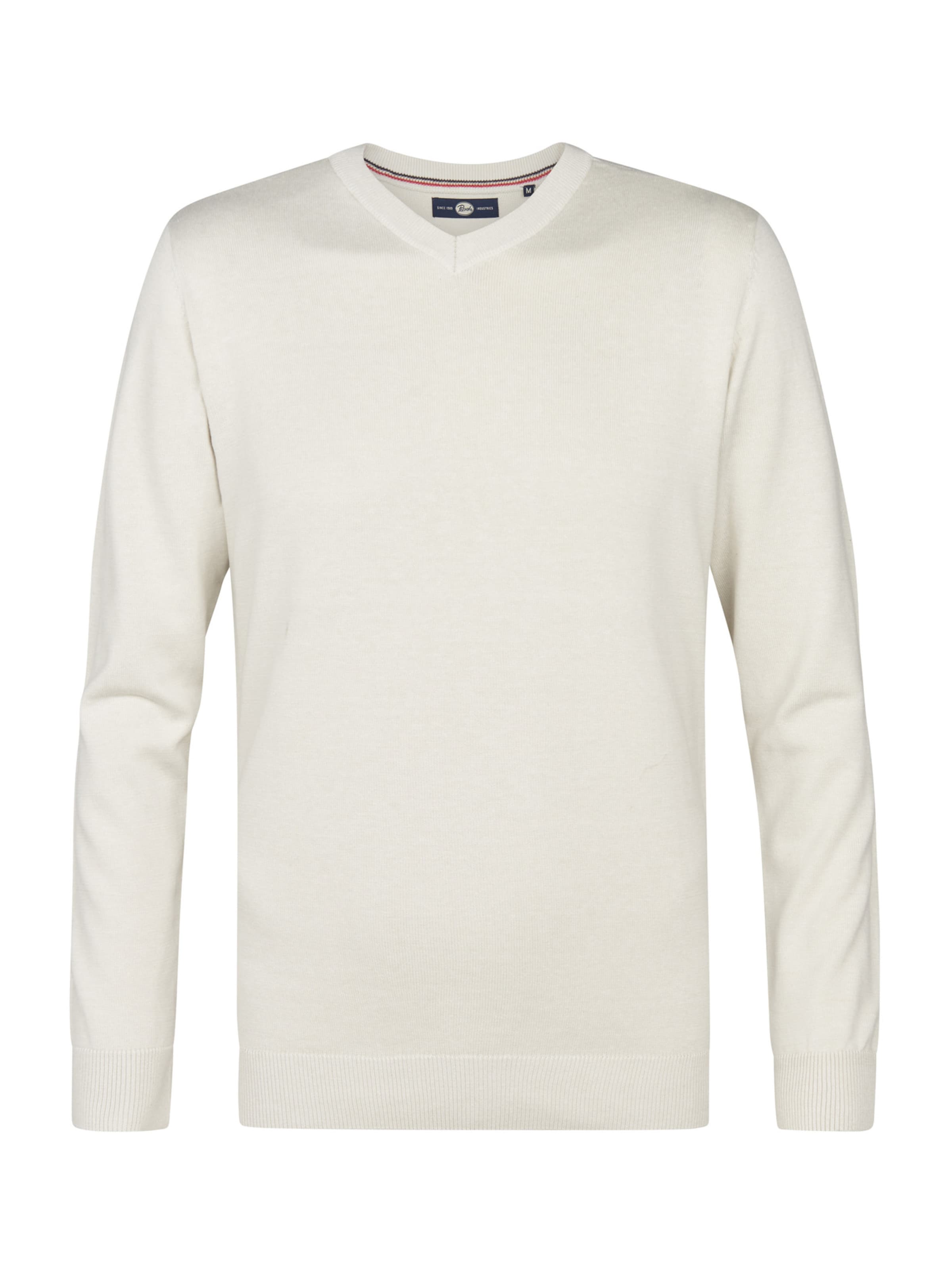 Petrol Industries Свитер в Белый: спереди