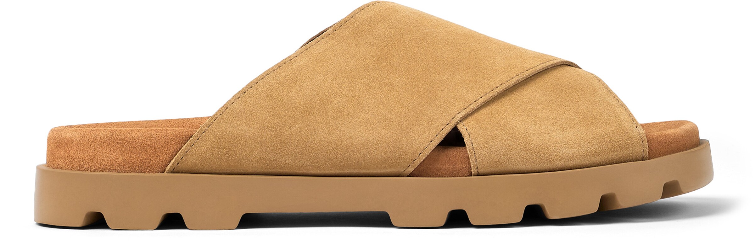 CAMPER Muiltjes 'Brutus' in Bruin