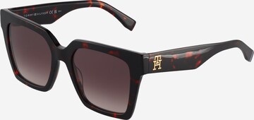 Lunettes de soleil TOMMY HILFIGER en marron : devant