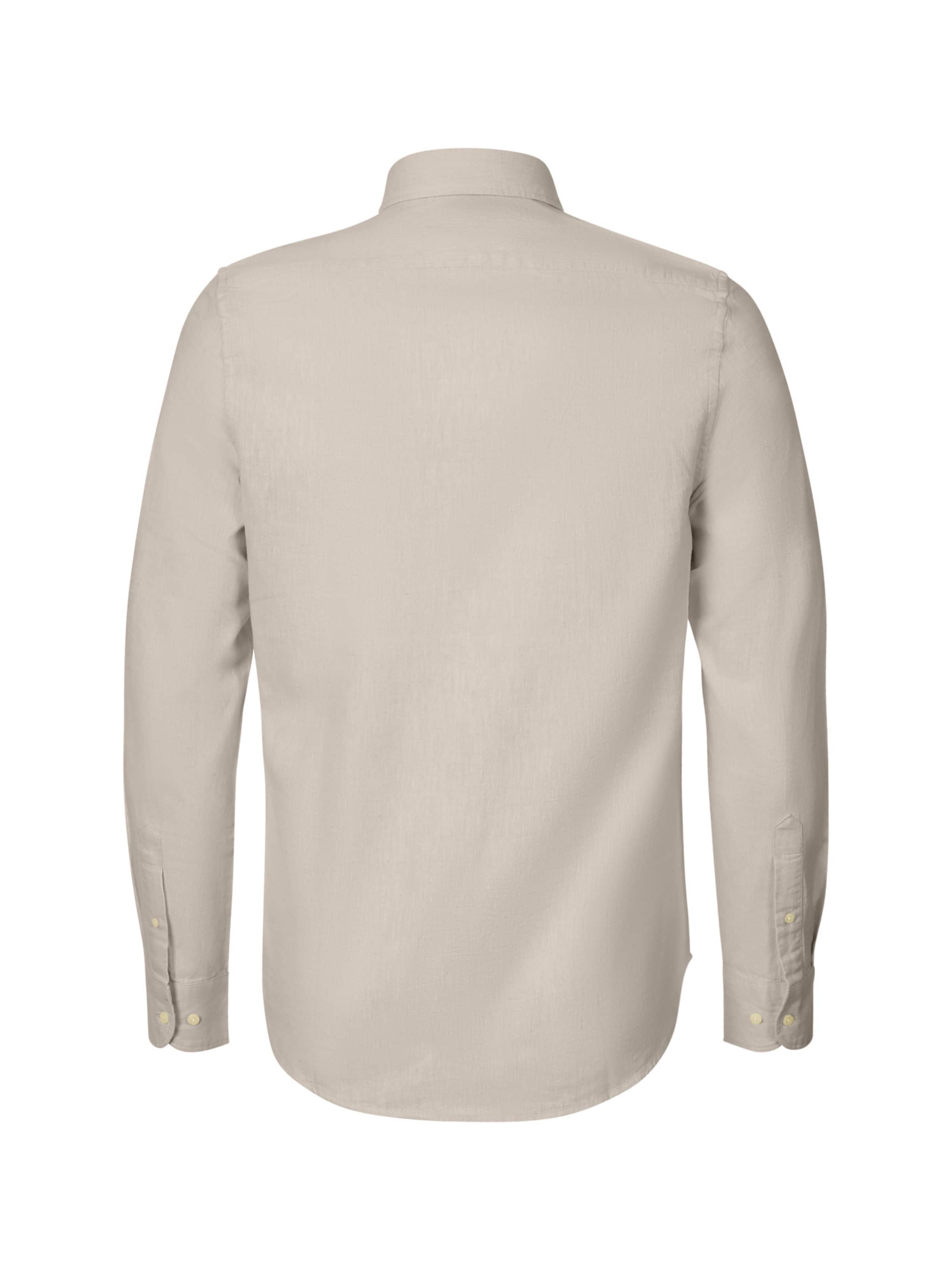 La Martina Slim fit Overhemd ' MCC006 ' in Beige