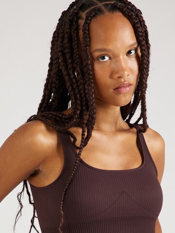 Aim'n - Bustier Sujetador deportivo en marrón