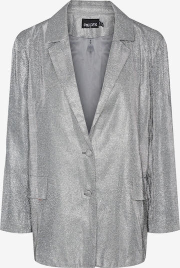 PIECES Blazer 'GLITTY' in Silver, Item view