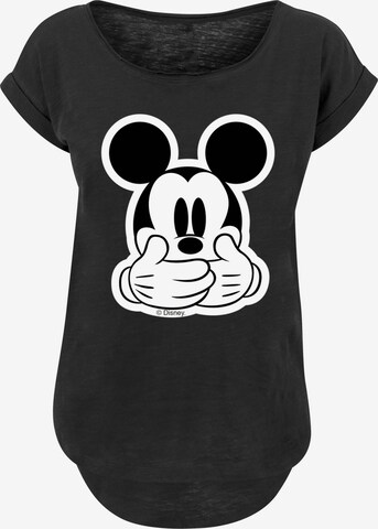 F4NT4STIC Shirt 'Disney Micky Maus Don’t Speak' in Black: front