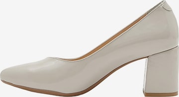Desa Slingback pumps 'Pumps mit Blockabsatz' in Beige: front