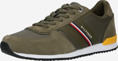 TOMMY HILFIGER Tenisky - tmavě modrá / žlutá / olivová / červená / bílá, Produkt